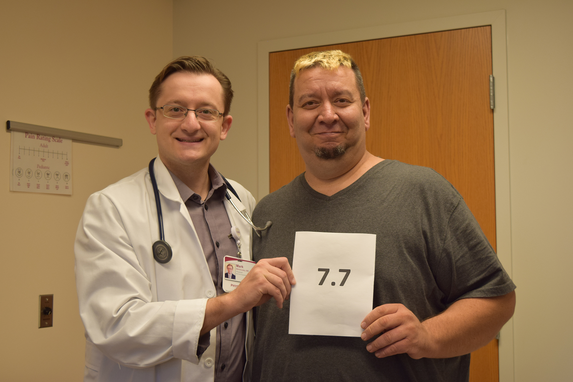 Dr. Mark Molckovsky & Diabetic Patient Earle Aumick 