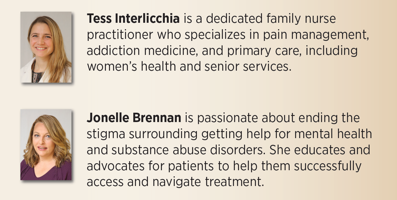 Recovery specialists Tess Interlicchia & Jonelle Brennan join the Laurel Health & Wellness Center