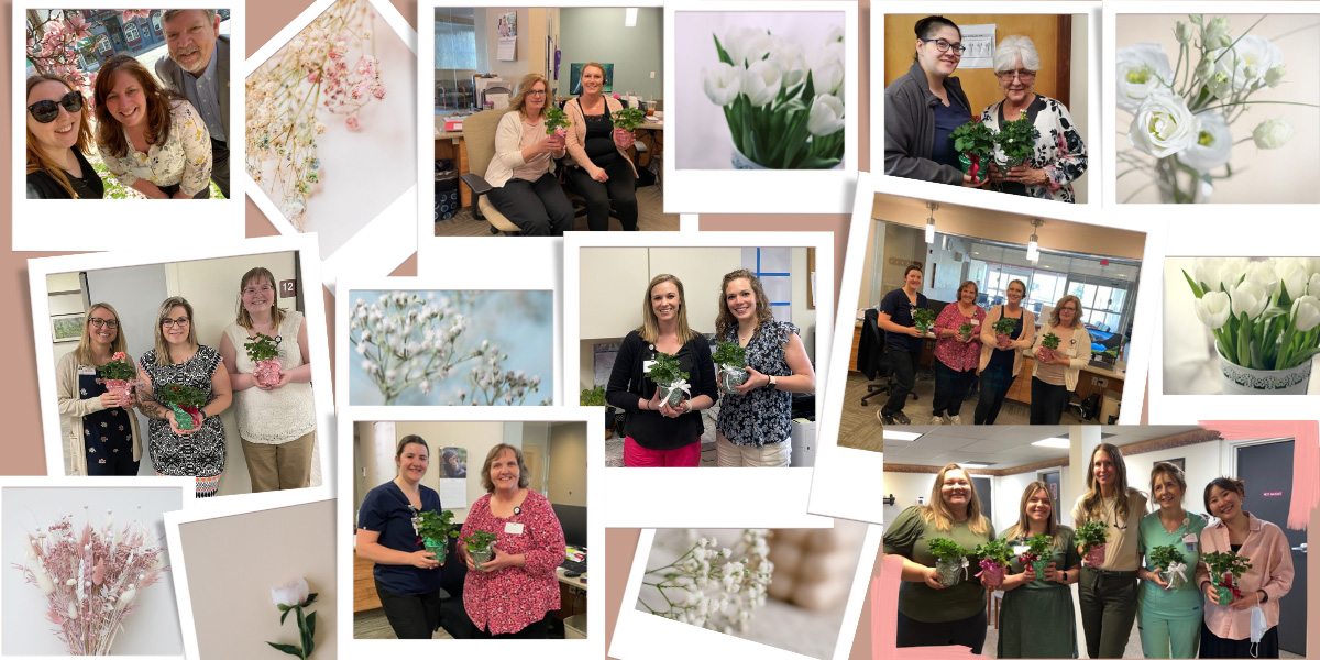 Laurel Health Earth Day Collage Featuring Staff from Across the Health System