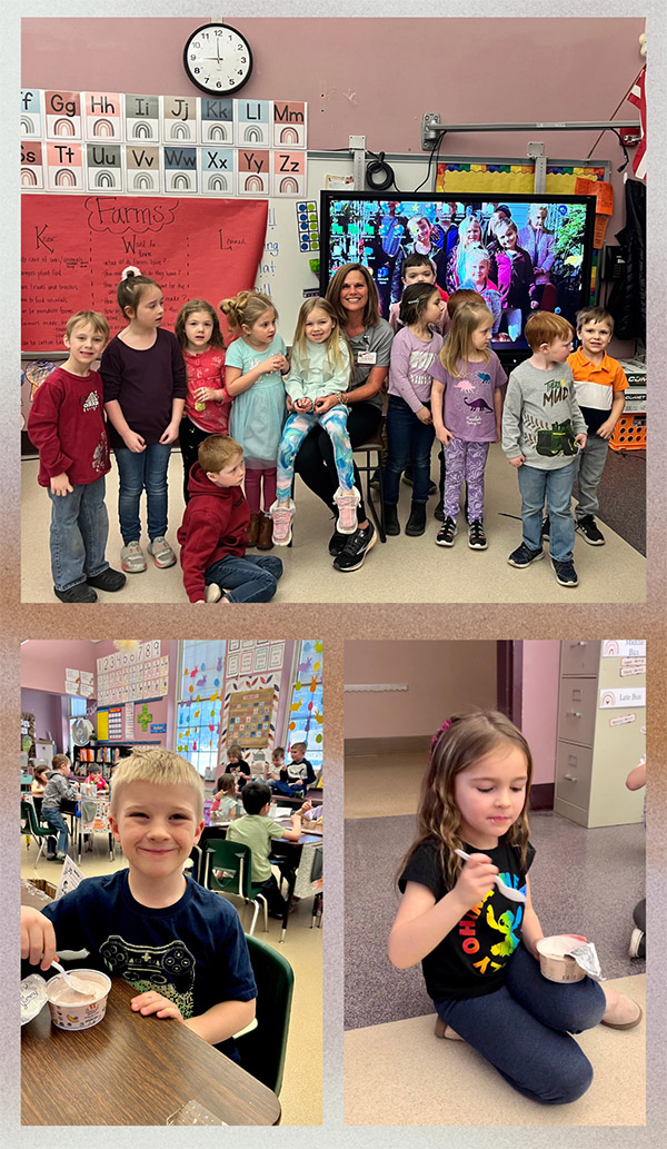 Laurel Health Dietitian Gena Rasmussen visits with local Elementary Students to Discuss Nutrition and Heathy Foods