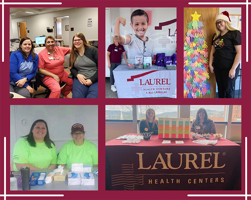 Collage of Laurel Health Nurses from Across the Health System