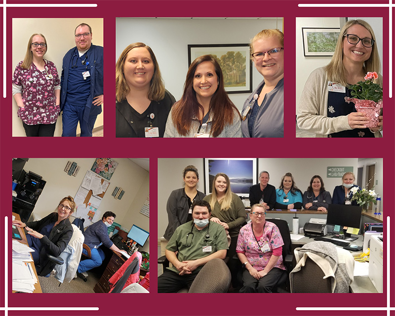 Collage of Laurel Health Nurses from Across the Health System