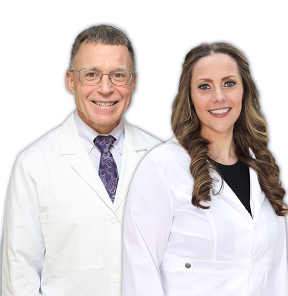 Dr. Michael Scalzone, MD, Gynecologist, and Beth Geiger, DNP, Family Medicine Nurse Practitioner