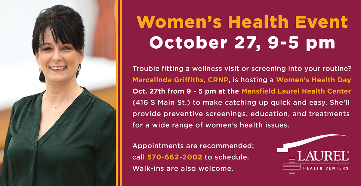 Laurel Health to Host Women’s Health Day Oct. 27 in Mansfield